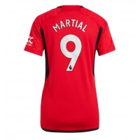 Camisa de time de futebol Manchester United Anthony Martial #9 Replicas 1º Equipamento Feminina 2023-24 Manga Curta